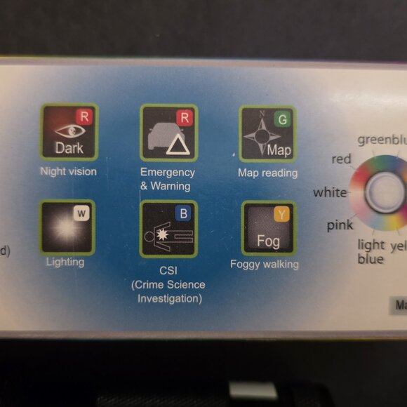 Multi Colored Programmable Flashlight - Picture 2 of 8